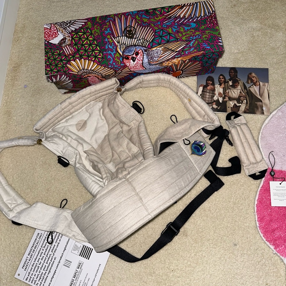 Artipoppe ting yang cotton & linen carrier